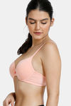 Zivame Push-Up Wired Medium Coverage Bra - Peach Pearl — thumbnail 3